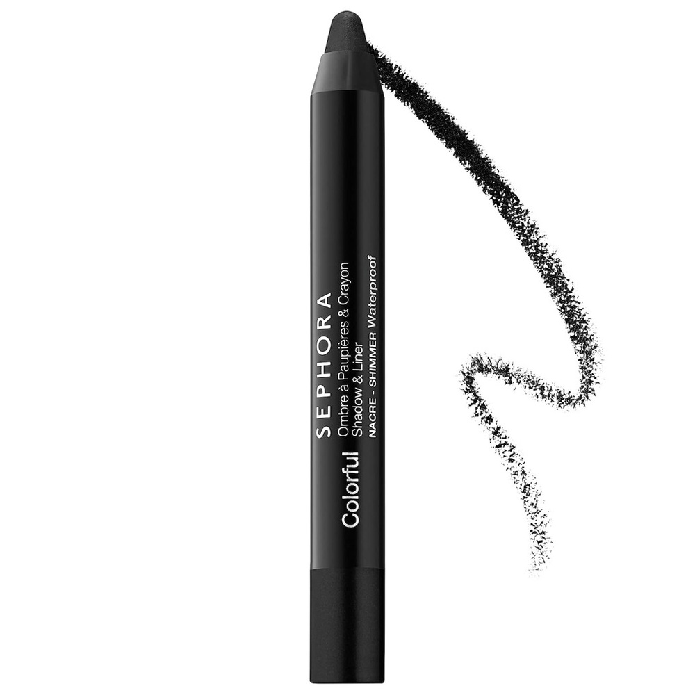 Sephora collection colorful waterproof eyeshadow and liner multistick 17 black